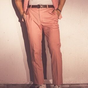 Men's Pink Dress Pants